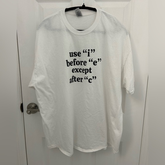 Grammar Police Novelty Tshirt, Sz 2XL - Picture 1 of 5